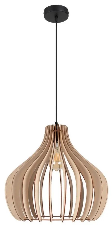 Lampadario su filo WILL 1xE27/60W/230V nero