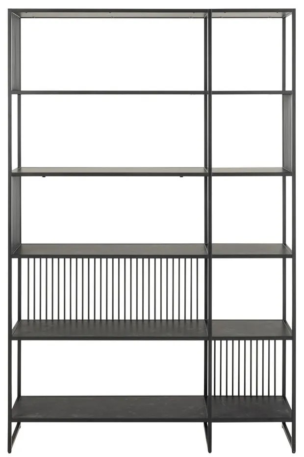 Libreria nera 120x185x35 cm Strington – Actona