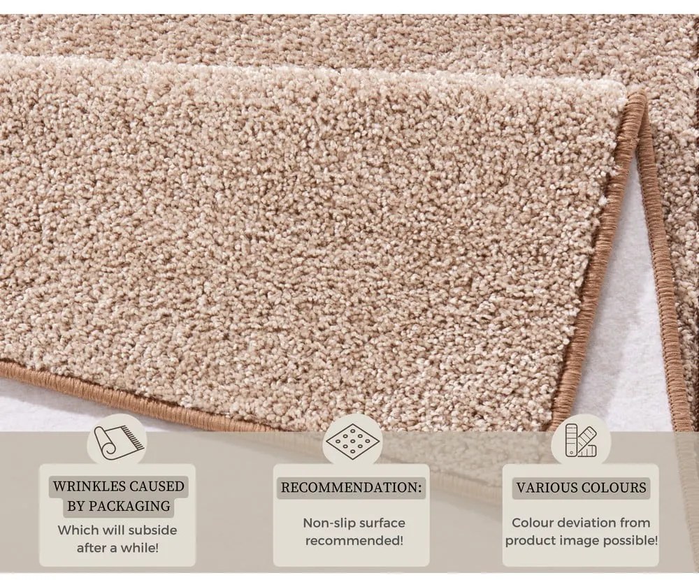 Runner beige , 80 x 400 cm Pure - Hanse Home