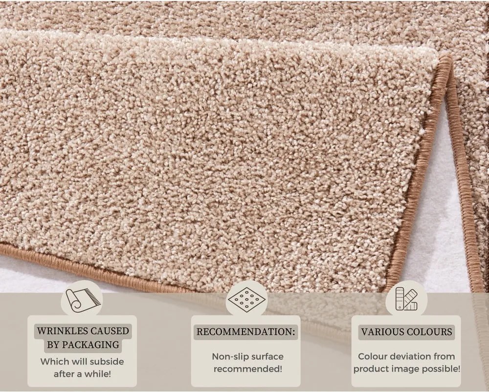 Tappeto beige , 140 x 200 cm Pure - Hanse Home