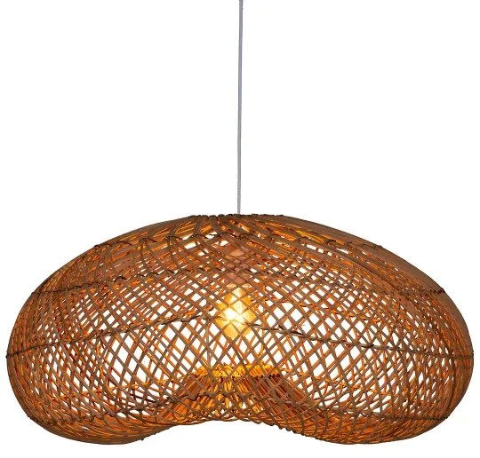 Atmosphera - Lampadario a sospensione con filo JENY 1xE27/40W/230V rattan