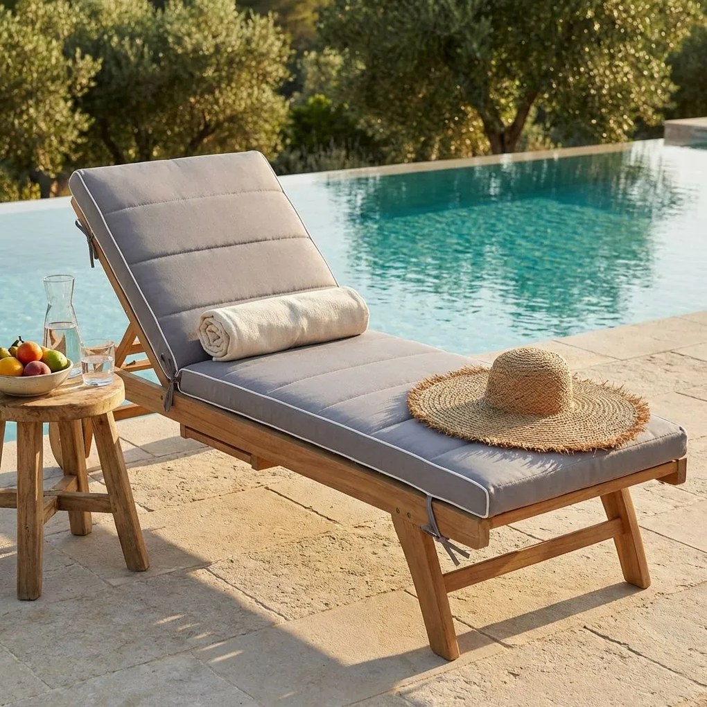 KING - cuscino sdraio con doppia cucitura idrorepellente