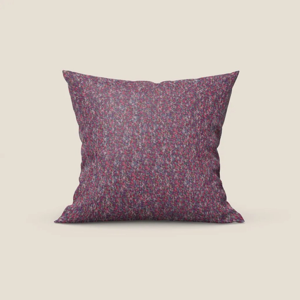 Sonic cuscino disponibile in diversi colori realizzato in pregiato bouclé smacchiabile T12 viola