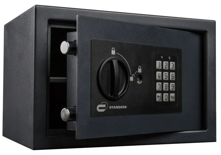 Cassaforte con codice elettronico STANDERS da fissare L 31 x H 20 x P 20 cm