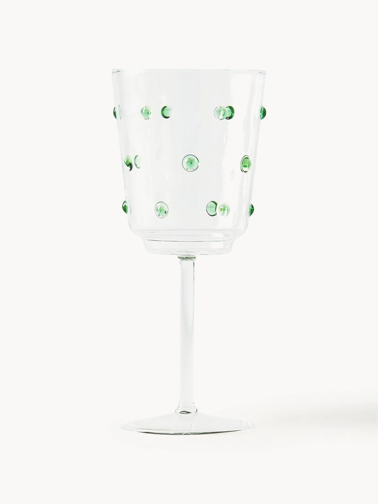 Bicchiere da vino in vetro borosilicato soffiatoNob 2 pz