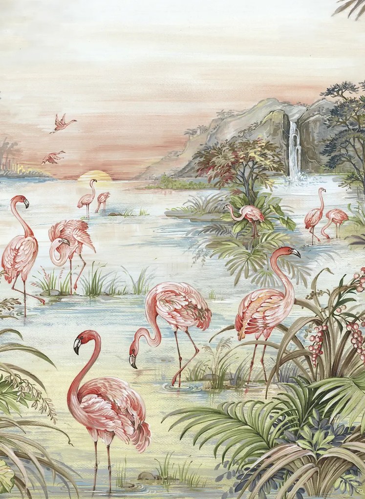 Coordonne Carta da parati panoramica Roseus - Maca