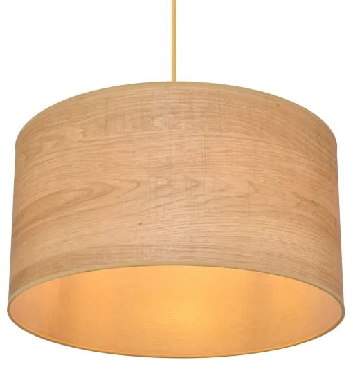 Lampadario a sospensione con filo ALBA 1xE27/15W/230V diametro 45 cm marrone