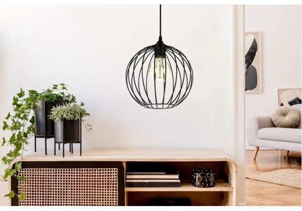 Lampadario a sospensione con filo MATT 1xE27/60W/230V