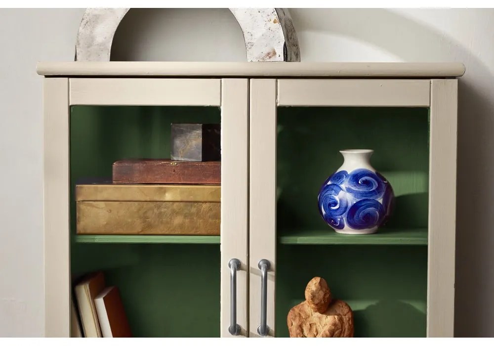 Vaso in gres blu dipinto a mano Tulle - Kähler Design