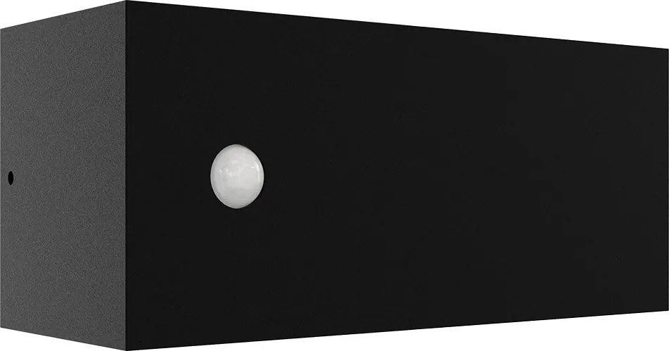 Applique BAND con Sensore Movimento E27 per esterno IP65 - Nera