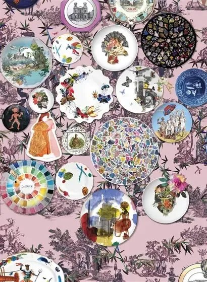 Tapete Folie von Christian Lacroix - Myrtille