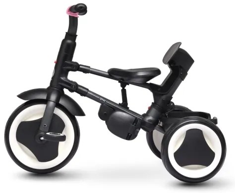 QPlay - Triciclo per bambini 3 in 1 RITO EVA rosa