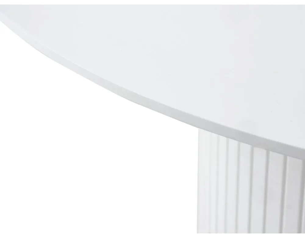 Tavolo da pranzo rotondo allungabile con estensione ø 120 cm Nola – Unique Furniture