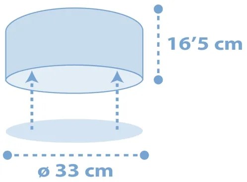 Dalber 82216T - Plafoniera per bambini STAR LIGHT 2xE27/60W/230V blu