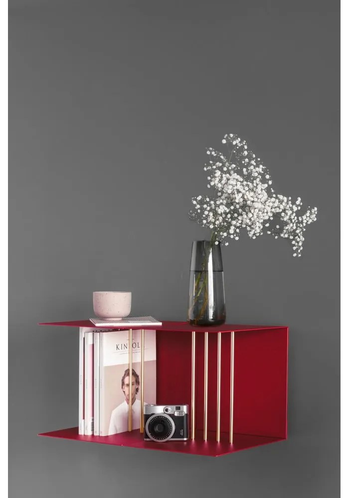 Scaffale in metallo rosso Teaser - UMAGE