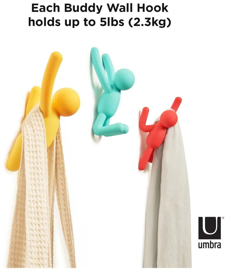 Ganci da parete in set da 3 Buddy - Umbra