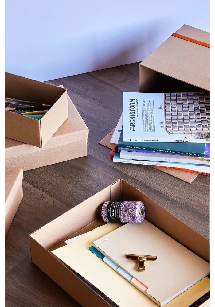 Organizzatore di cartone per documenti Elo - Hübsch