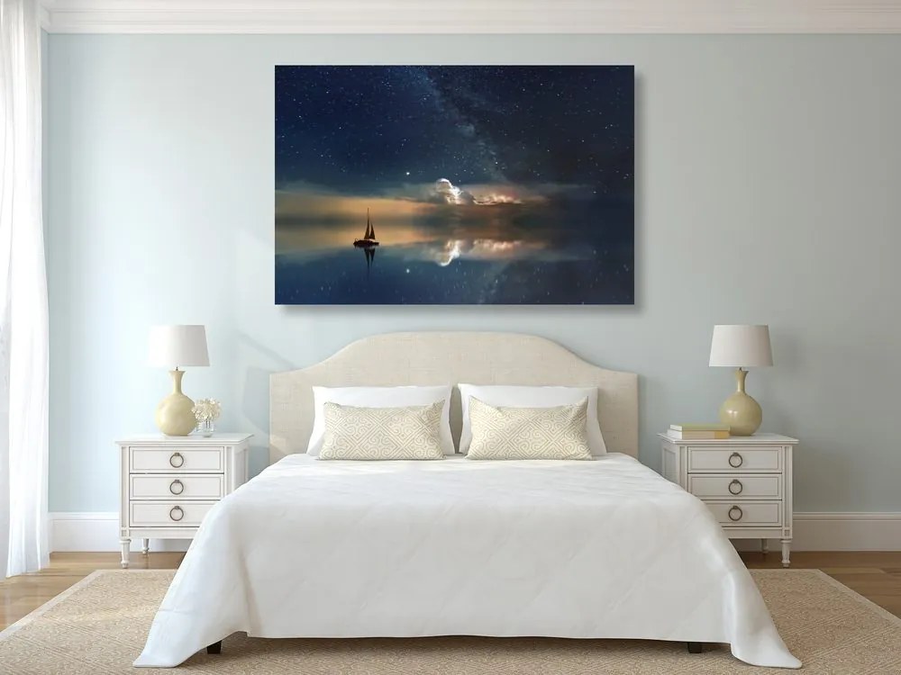 Quadro su tela – Barca sul mare