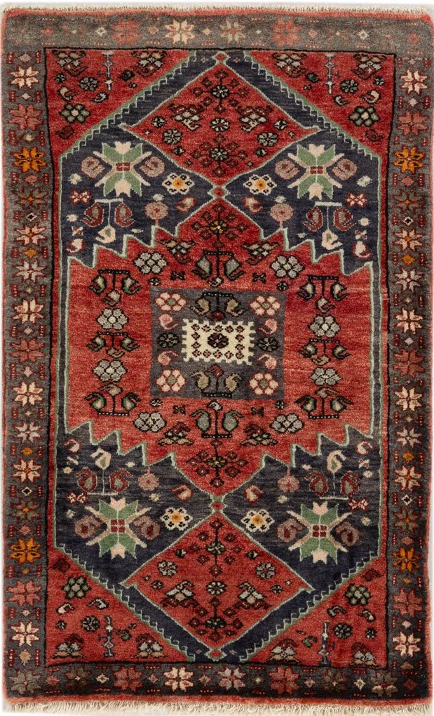 Shiraz Tappeto 80 x 130 (Iran) Annodato A Mano