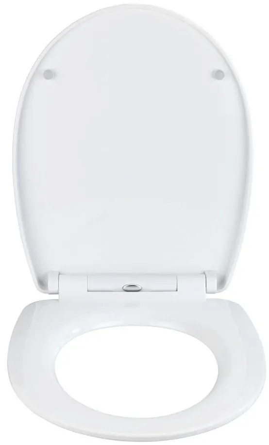 WENKO 24082800-Sedile WC DROPLETS 45x38,8 cm multicolore/cromato lucido