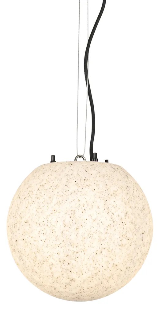 Lampada a sospensione da esterno moderna grigia 25 cm IP65 - Nura