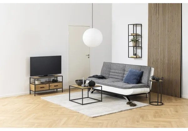 Tavolino SARON quercia/nero