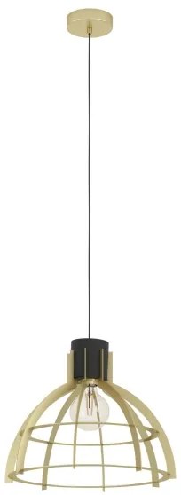 Eglo 43767 - Lampadario a sospensione con filo STILLINGTON 1xE27/40W/230V oro