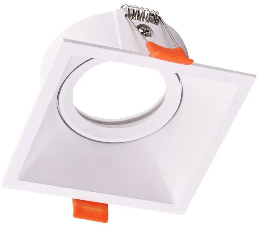Faretto da incasso EYE 1xGU10/25W/230V quadrato bianco