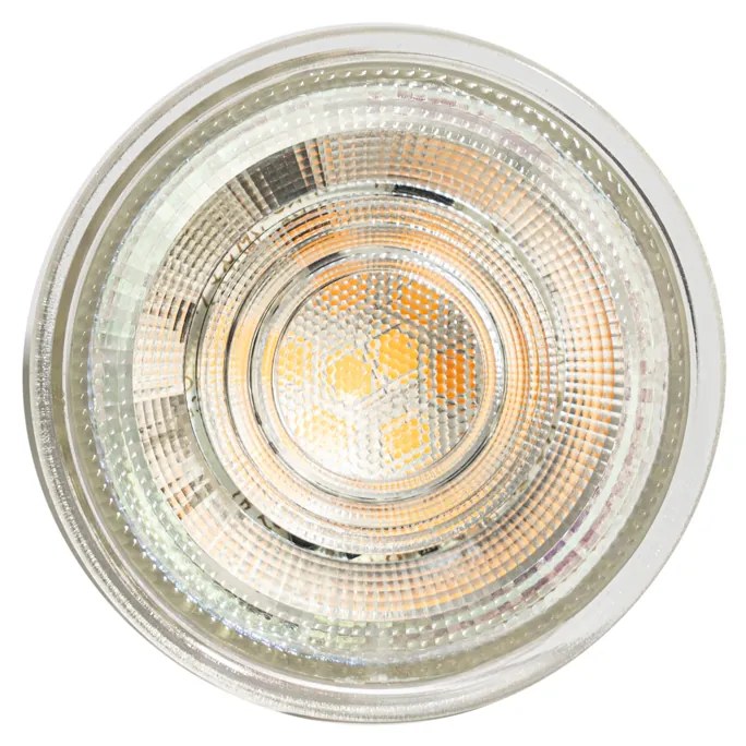 Set di 5 lampadine LED GU10 50mm dimmerabili in Kelvin trasparente 4,5W 345 lm 2000-2700K