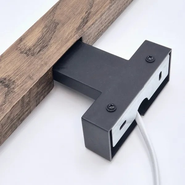 Brilagi-Illuminazione a LED per specchi da bagno WOODY MIRROR LED/12W/230V IP44 quercia/nero