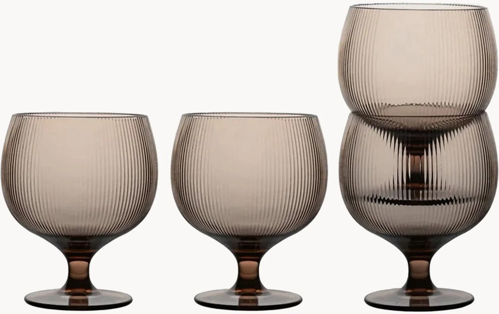 Set di 4 bicchieri da vino Billi