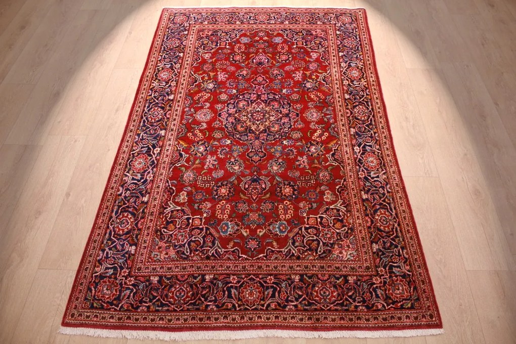 Kashan Tappeto persiano 130x200 (Iran) Annodato A Mano