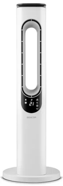 Sencor - Ventilatore a torre senza pale 50W/230V bianco + telecomando