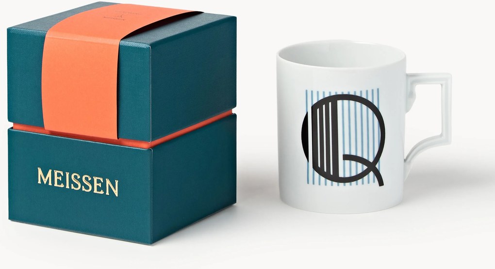 Westwing x MEISSEN, Tazza fatta a mano con motivo decorativo Initials