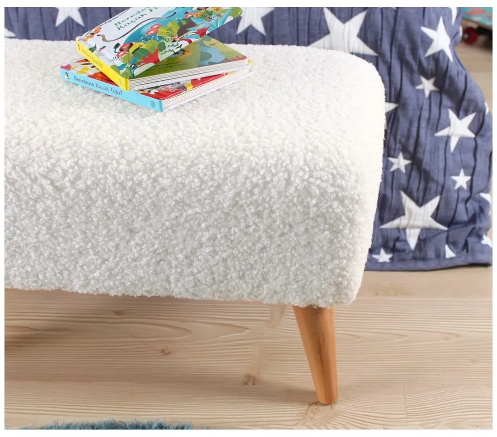 Pouf bianco per bambini Moouv - Artie