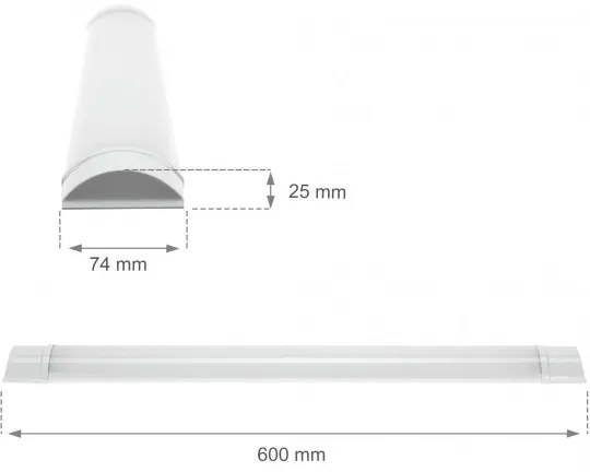 Lampada LED sottopensile VIGA LED/14W/230V 3000K bianco