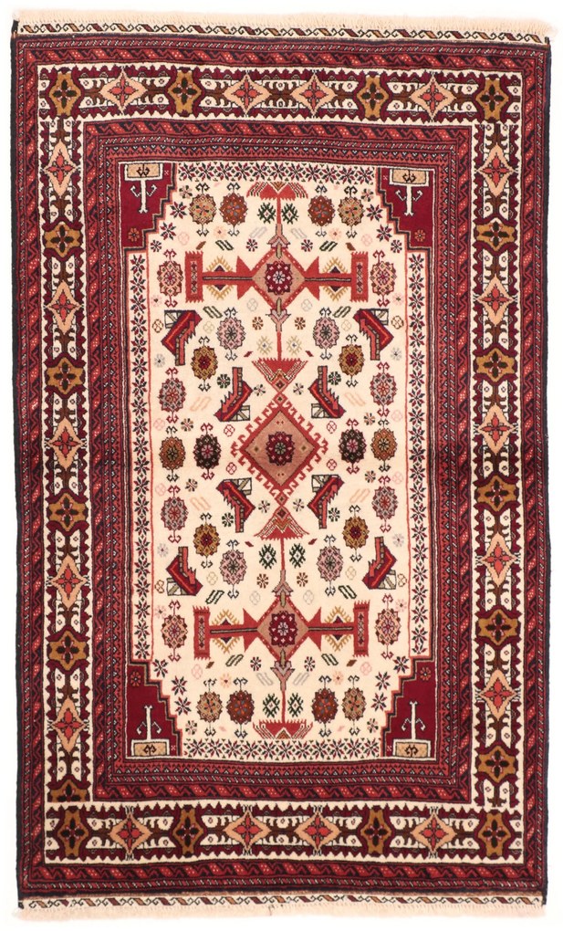 Beluch Tappeto 140x90 (Iran) Annodato A Mano