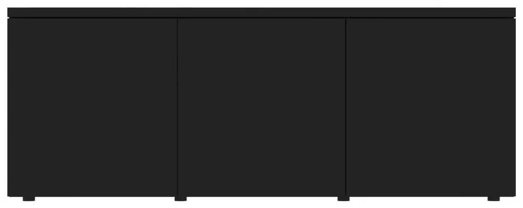 Mobile Porta TV Nero 80x34x30 cm in Legno Multistrato