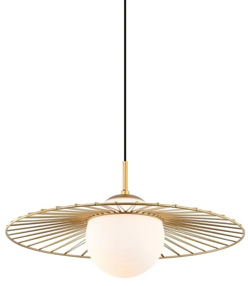 ITALUX MDM-4003/1 GD - Lampadario a sospensione con filo SALLY 1xE27/40W/230V oro