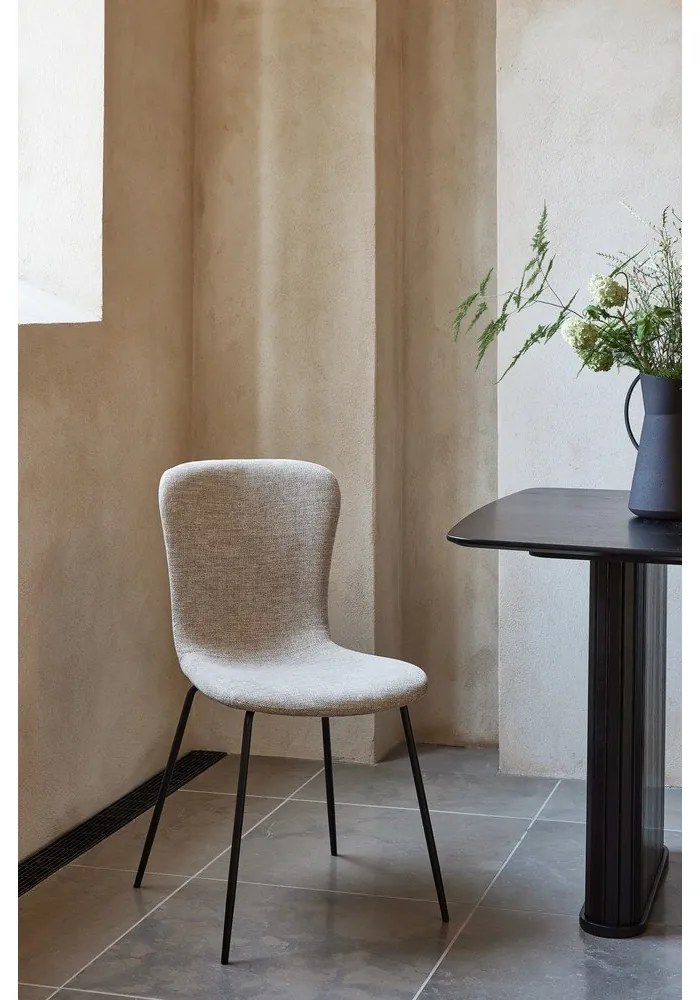 Sedia da pranzo beige Delta - Unique Furniture