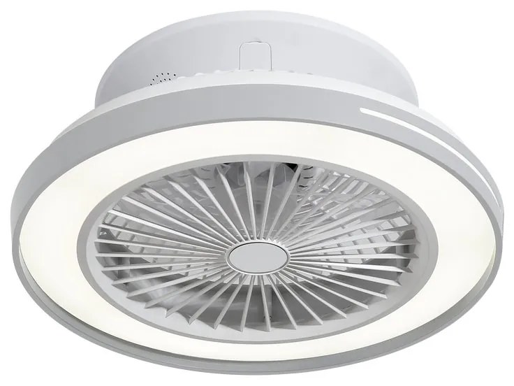 Ventilatore da soffitto Robotto bianco, Ø 48 cm, CCT, dimmerabile, SULION IP20