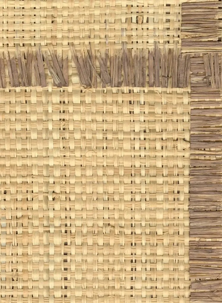 CMO Paris Carta da parati Raphia Cadre - Tabac