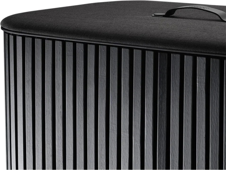 Cesta per il bucato nera in bambù 3x30 l Tota Trio Luxe – Joseph Joseph