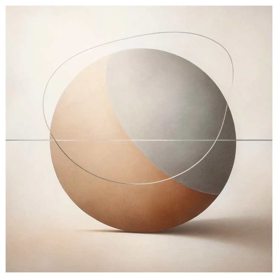 Quadro su tela – Astrazione di design cerchio