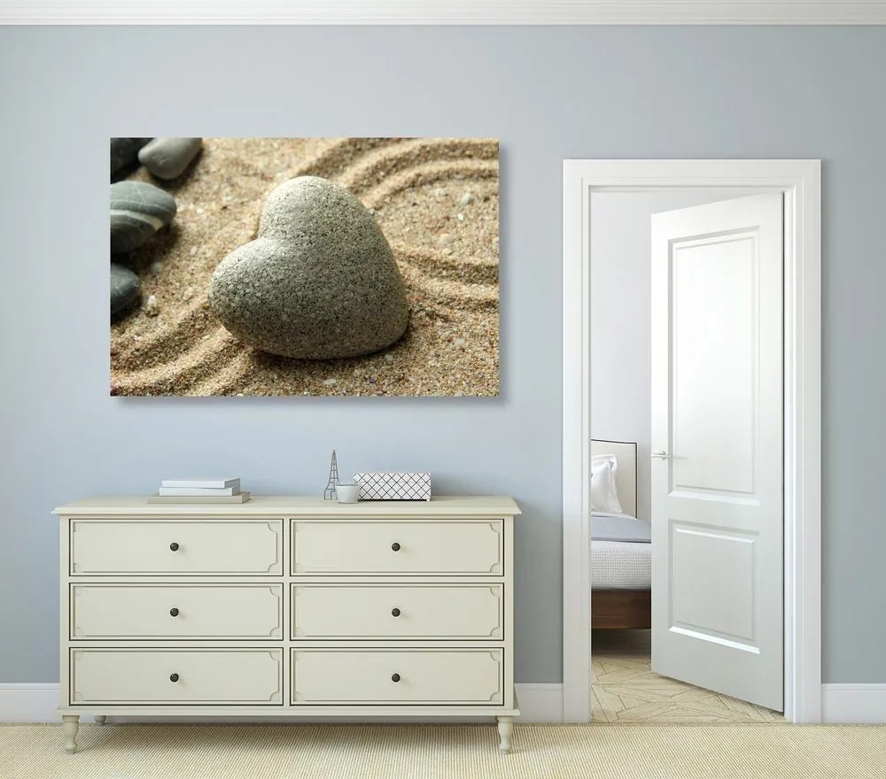Quadro su tela – Cuore di pietra
