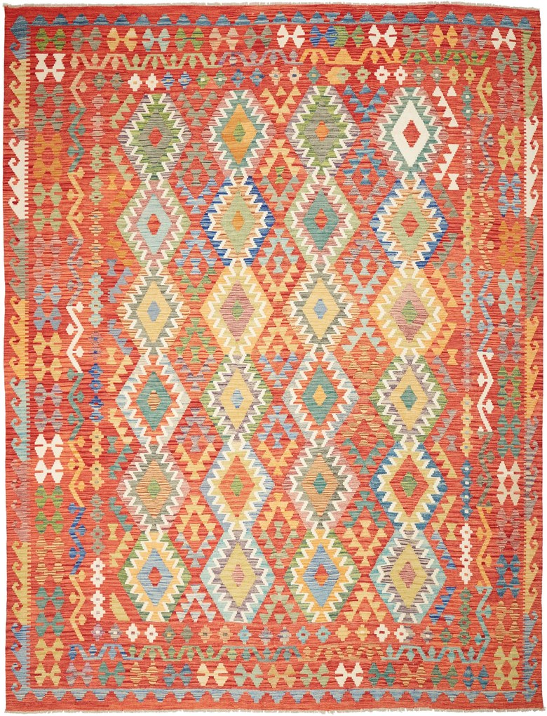 Kilim Tappeto 350x270 (Pakistan) Tessuto A Mano