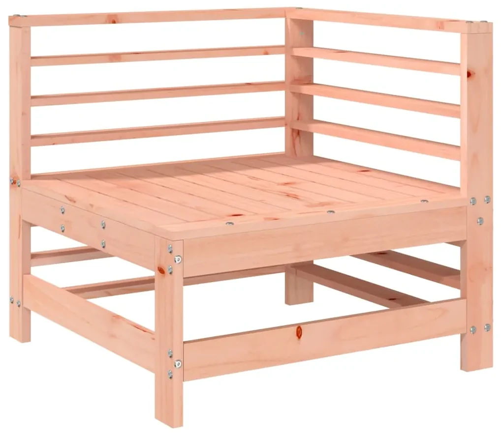 Set salotto da giardino 3 pz in legno massello di douglas