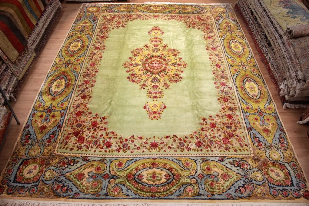 Kerman Tappeto persiano 380x500 (Iran) Annodato A Mano