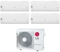 Climatizzatore Condizionatore LG Quadri Split Inverter serie LIBERO SMART 9+12+12+12 con MU4R27 U40 R-32 Wi-Fi Integrato 9000+12000+12000+12000