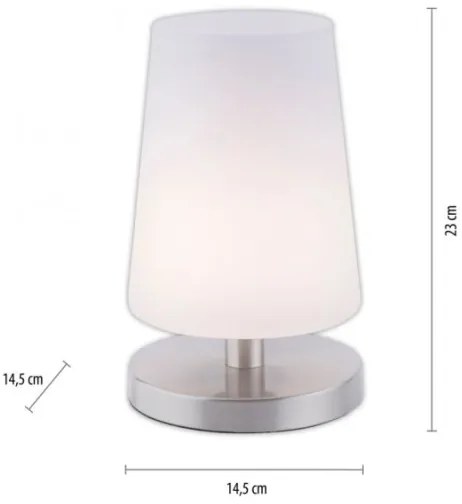 Paul Neuhaus 4146-55-LED Lampada da tavolo dimmerabile SONJA 1xG9/3W/230V cromo opaco